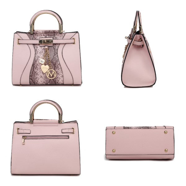 MKF Collection by Mia K | Cassia Vegan Leather Satchel Bag