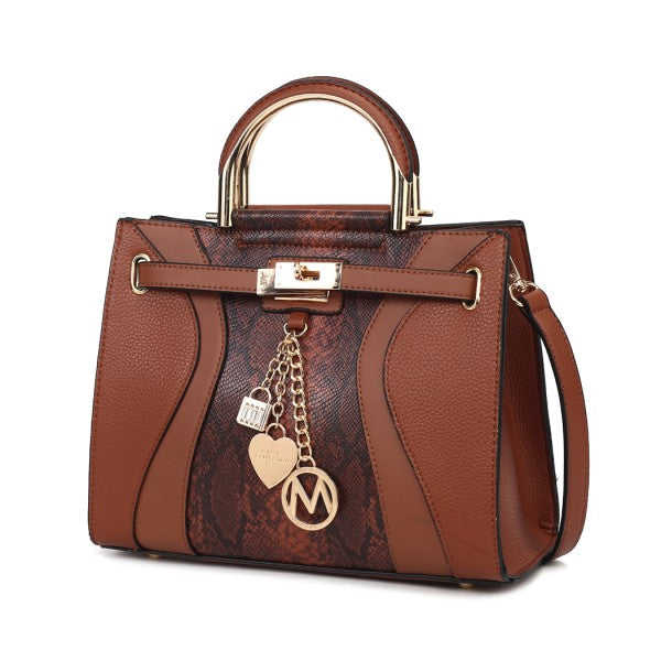 MKF Collection by Mia K | Cassia Vegan Leather Satchel Bag