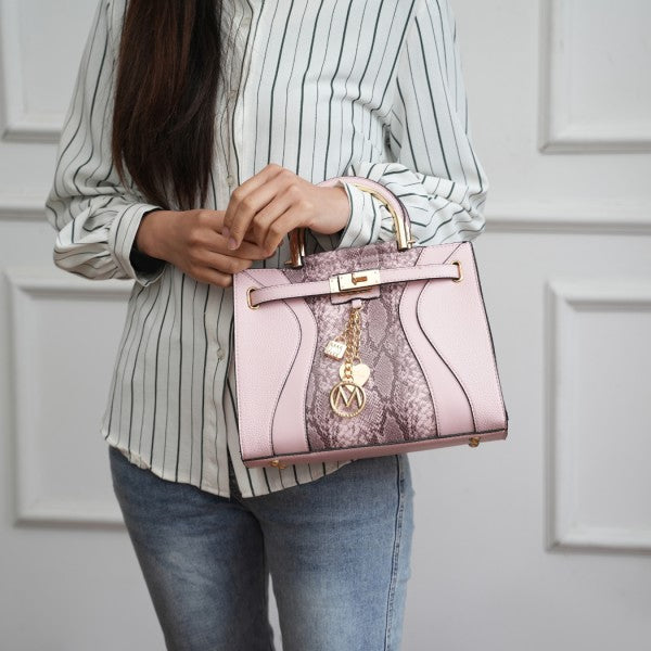 MKF Collection by Mia K | Cassia Vegan Leather Satchel Bag