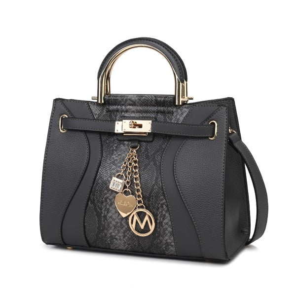 MKF Collection by Mia K | Cassia Vegan Leather Satchel Bag