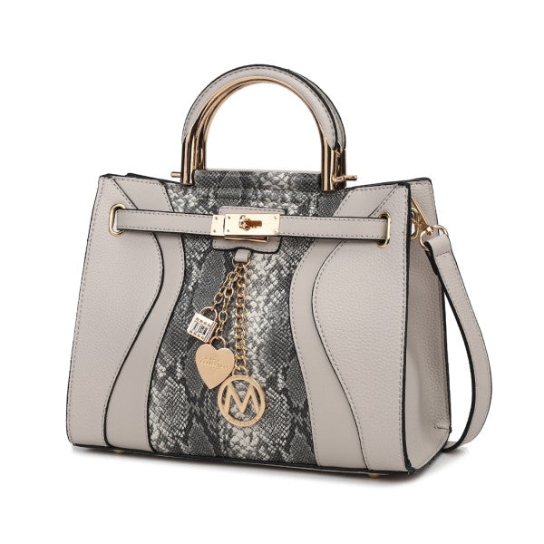 MKF Collection by Mia K | Cassia Vegan Leather Satchel Bag