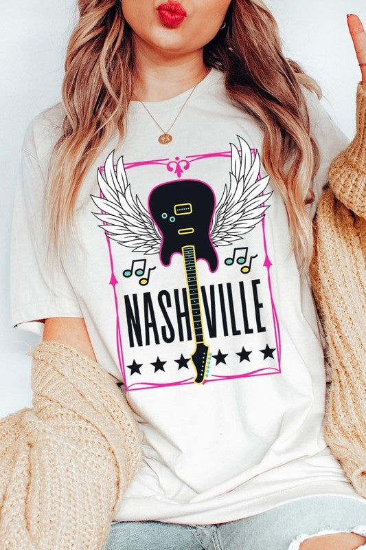 Nashville Guitar Graphic Tee