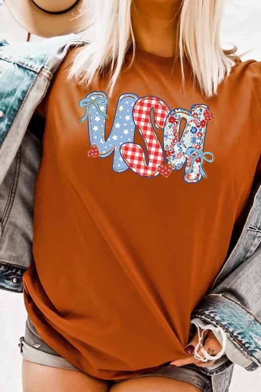 Patriotic USA Graphic Tee