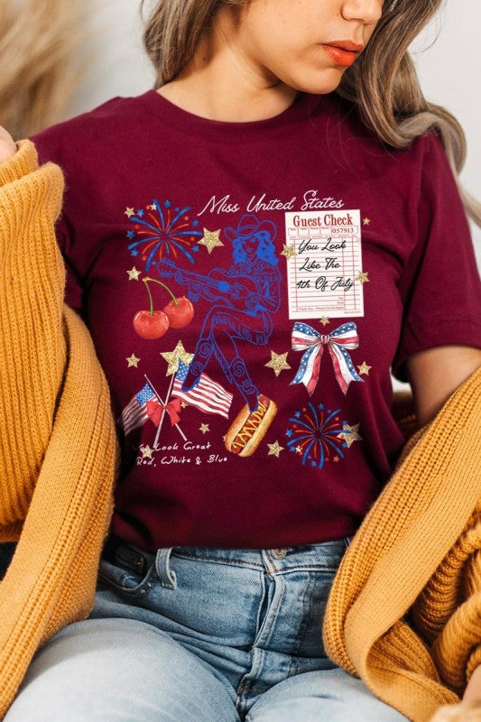 Western 4th Of July Graphic Tee
