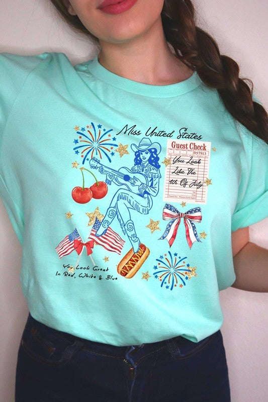 Western 4th Of July Graphic Tee