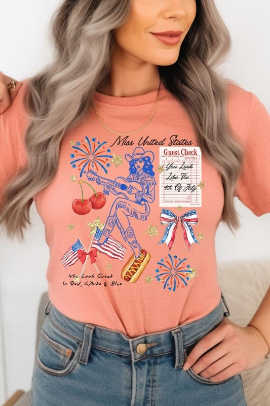 Western 4th Of July Graphic Tee