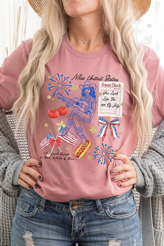 Western 4th Of July Graphic Tee