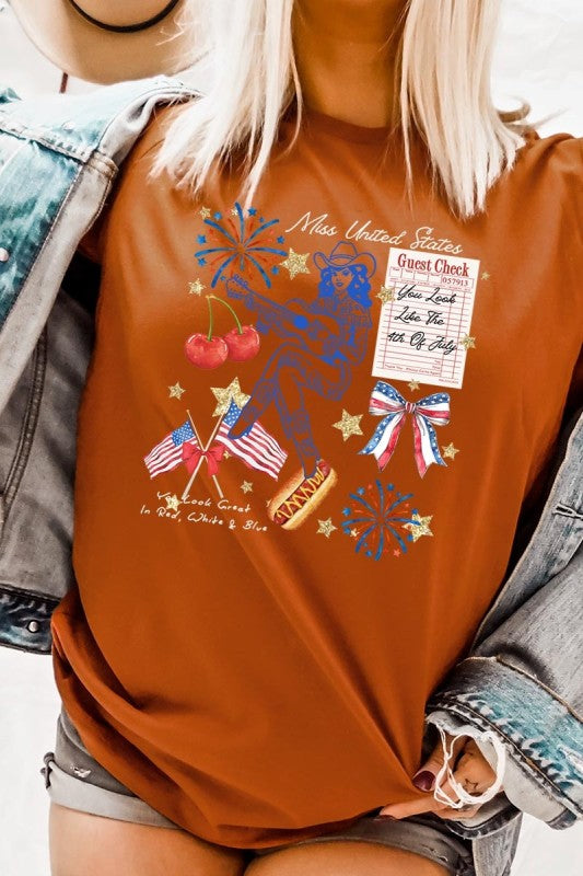 Western 4th Of July Graphic Tee