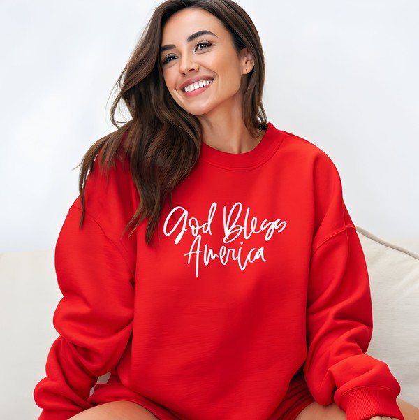 God Bless America Crewneck Sweatshirt