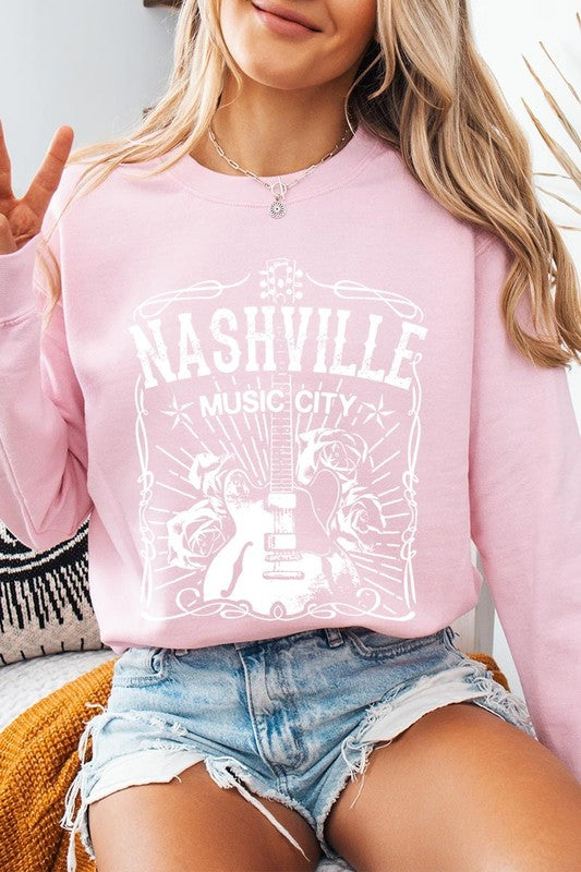 Nashville Music City Graphic Sweatshirt