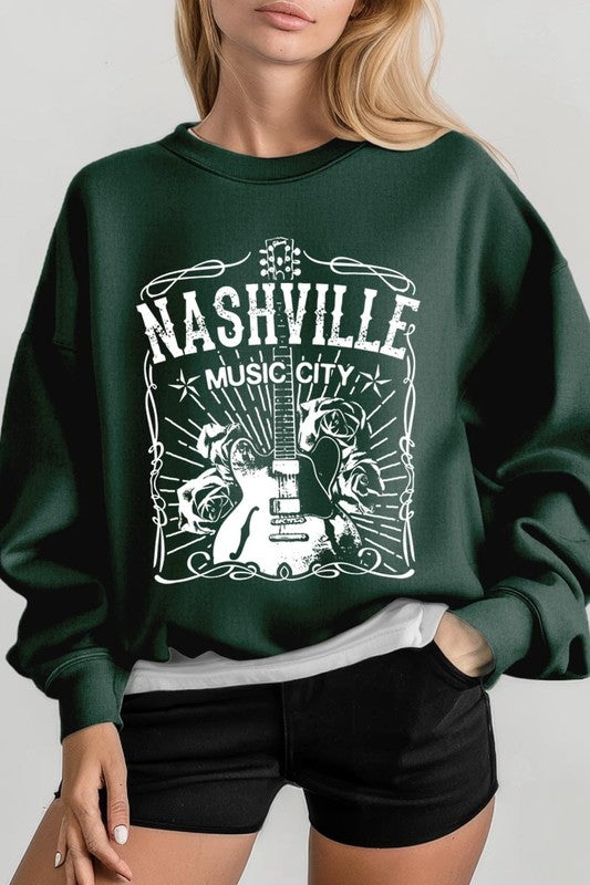 Nashville Music City Graphic Sweatshirt