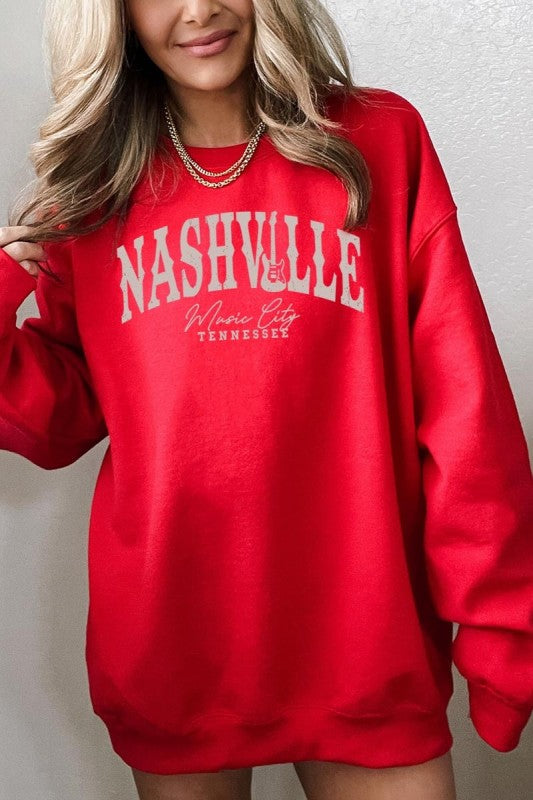 Nashville Music City Graphic Sweatshirt