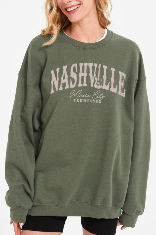Nashville Music City Graphic Sweatshirt