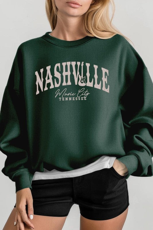 Nashville Music City Graphic Sweatshirt