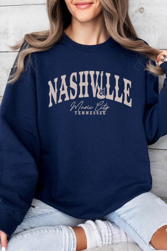 Nashville Music City Graphic Sweatshirt