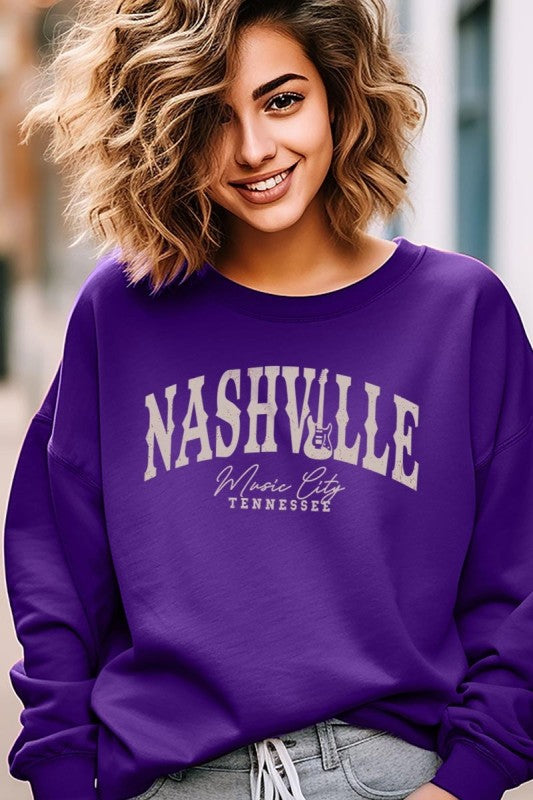 Nashville Music City Graphic Sweatshirt