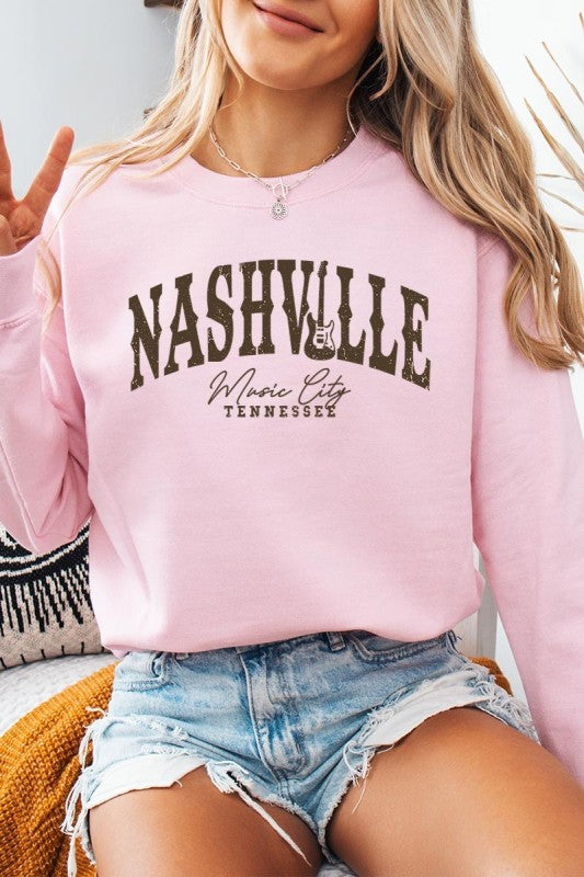 Nashville Music City Graphic Sweatshirt