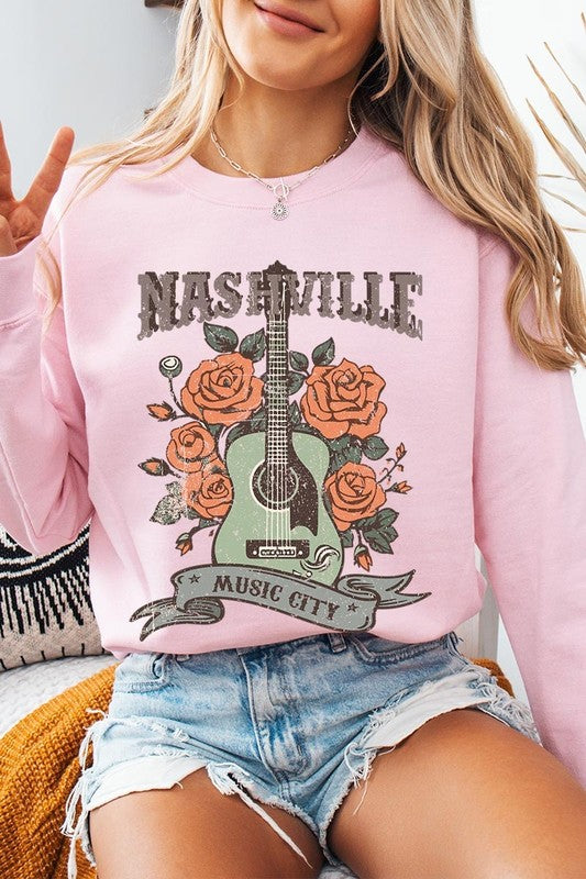 Nashville Music City Graphic Sweatshirt