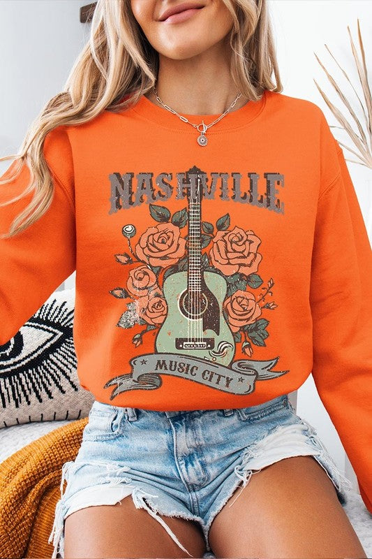 Nashville Music City Graphic Sweatshirt