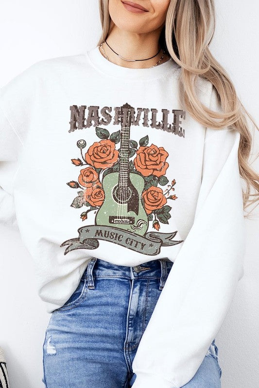 Nashville Music City Graphic Sweatshirt