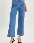 Risen Full Size High Rise Wide Leg Jeans