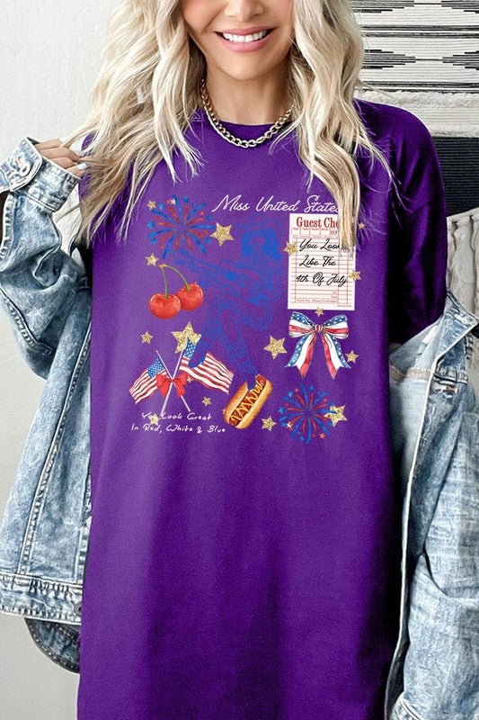 Western 4th Of July Graphic Heavy Cotton Tee