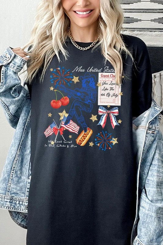 Western 4th Of July Graphic Heavy Cotton Tee