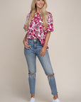 Flutter Sleeve Floral Top - Online Only