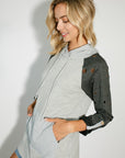 e Luna Distressed Sweatshirt