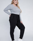 Plus-Size Jogger Pants