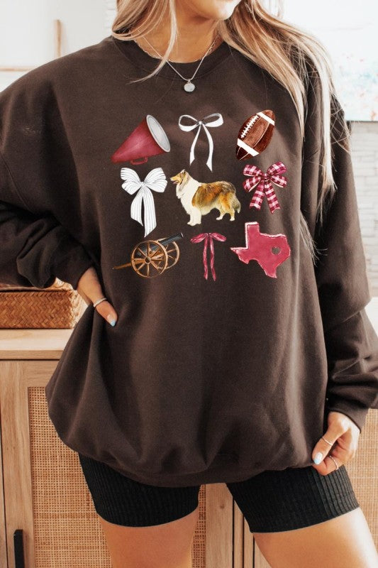 Texas Football Graphic Sweatshirt