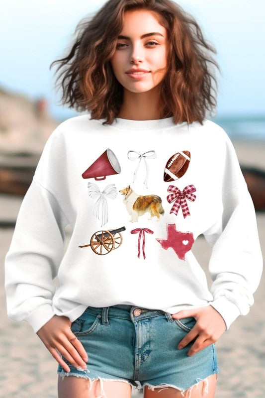 Texas Football Graphic Sweatshirt