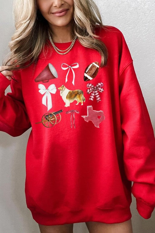Texas Football Graphic Sweatshirt