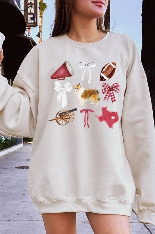 Texas Football Graphic Sweatshirt