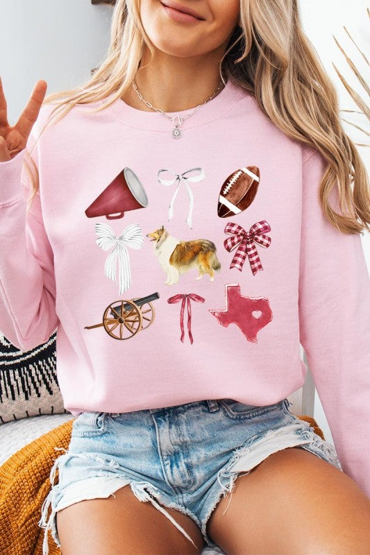 Texas Football Graphic Sweatshirt