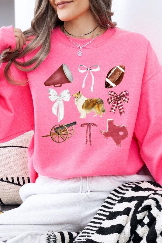 Texas Football Graphic Sweatshirt