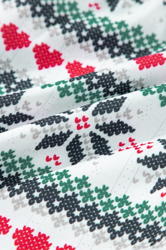 Christmas SLEIGH Top and  Snowflake Shorts Set