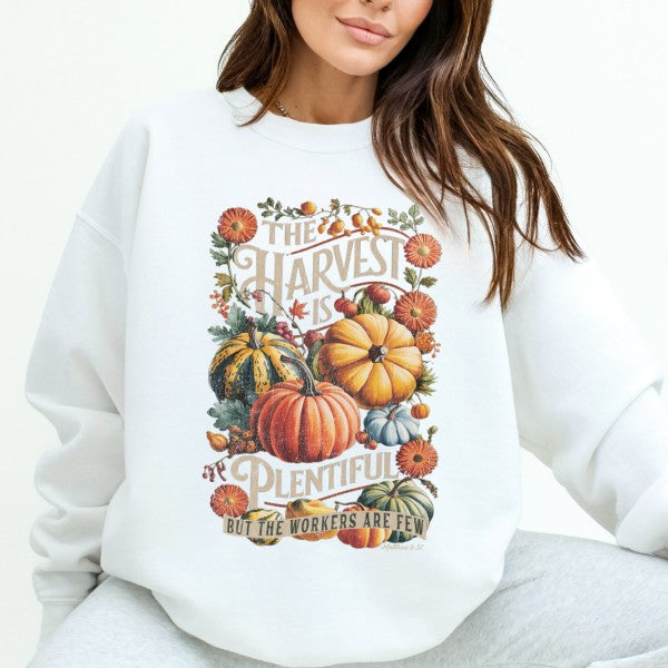 Christian fall graphic sweatshirt, Pumpkin top
