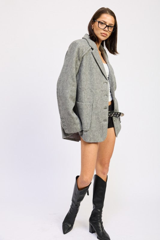 Emory Park Oversized Coat with Pockets