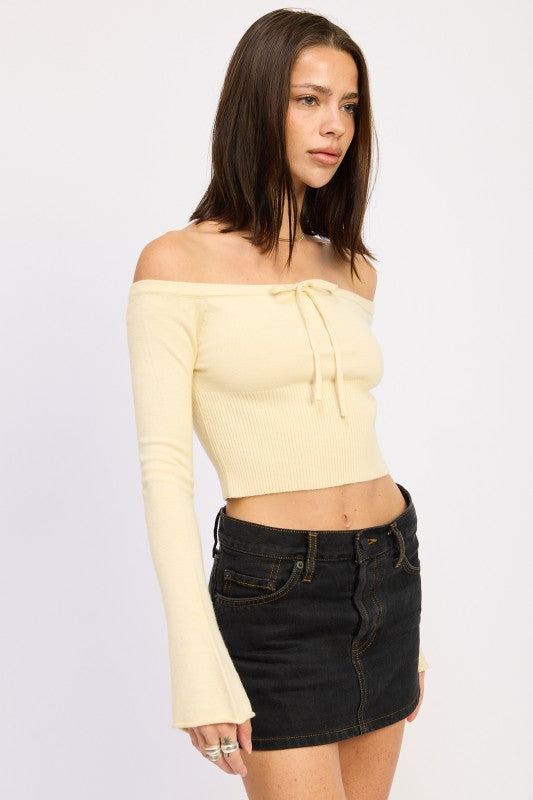 Emory Park | Off Shoulder Cropped Top
