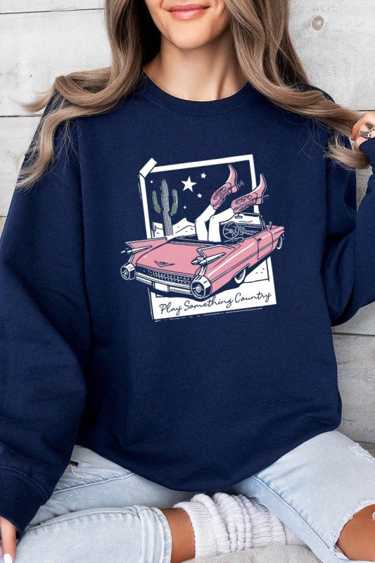 Play Something Country Graphic Sweatshirt