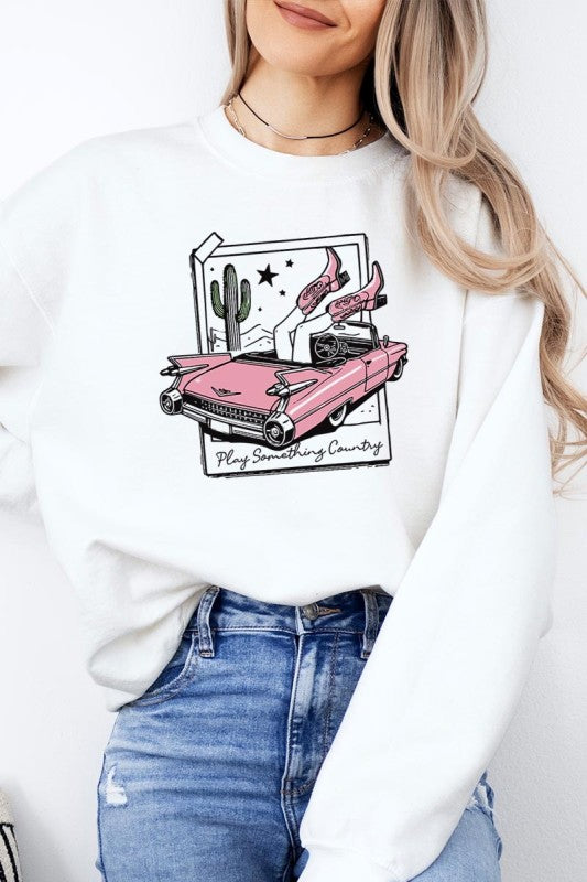 Play Something Country Graphic Sweatshirt