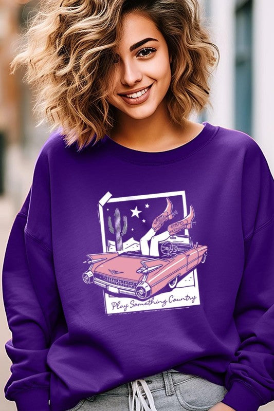 Play Something Country Graphic Sweatshirt