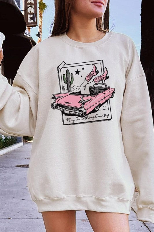 Play Something Country Graphic Sweatshirt