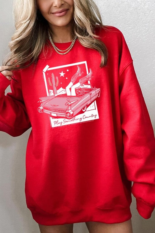 Play Something Country Graphic Sweatshirt