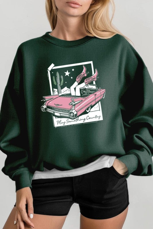 Play Something Country Graphic Sweatshirt