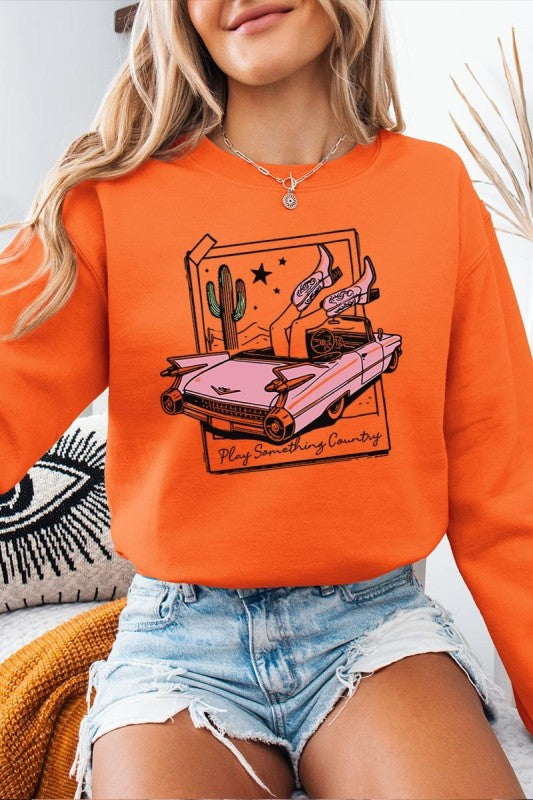 Play Something Country Graphic Sweatshirt