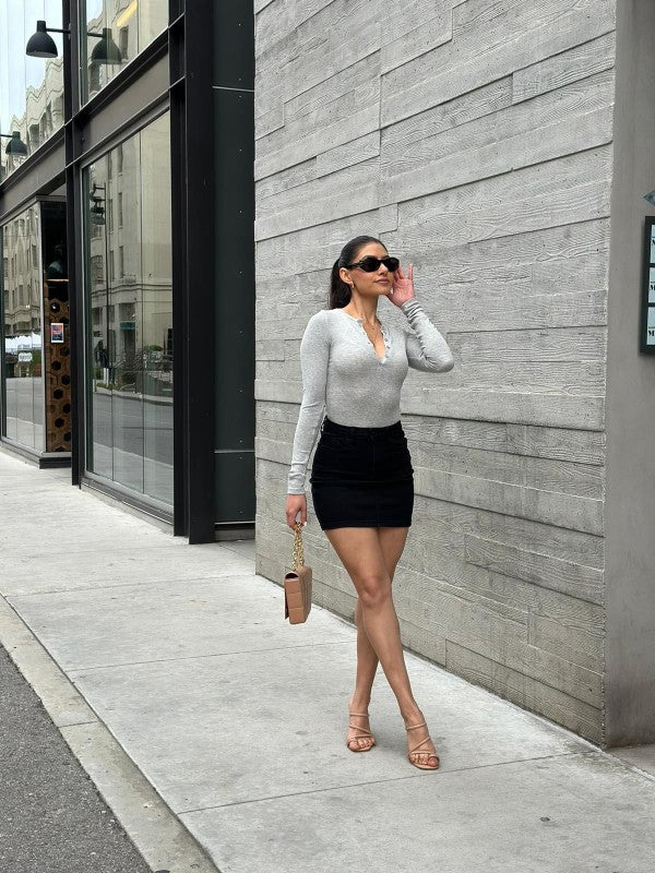 Summer Hot Girl High Waisted Denim Mini Skirt