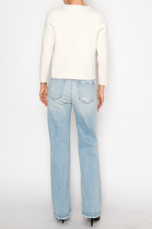Artemis Vintage Tummy Control High Rise Relaxed Straight Leg Jeans