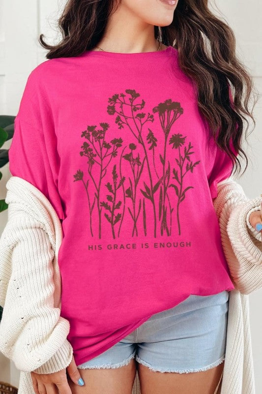 Christian Wildflower Graphic Heavy Cotton Tee